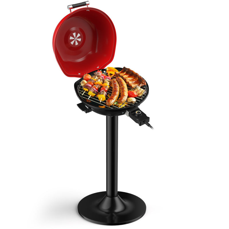 1600W Portable Electric BBQ Grill with Removable Non-Stick Rack