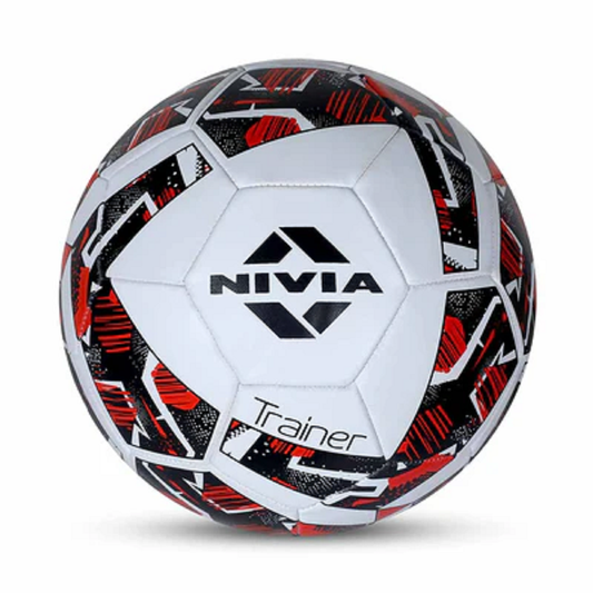 Standard Sports Black & White Football for Ground  Size  21.6 CM Color